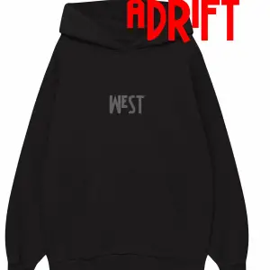 Unisex West Özel Tasarım Swearshirt Hoodie Beyaz