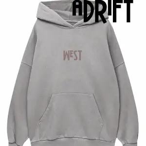 Unisex West Özel Tasarım Swearshirt Hoodie Beyaz
