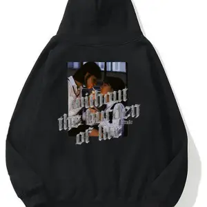Unisex Without The Burden Sweatshirt Hoodie Siyah