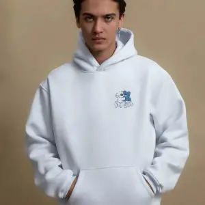 Unisex You Deserve Happy Things Sweatshirt Beyaz