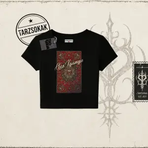 Unisex Your Culture Carpet Kadın Baby Tee Beyaz