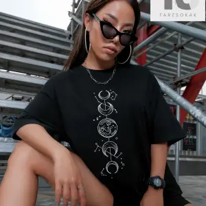 Unity Body Grafik Düşük Omuz Oversize Tişört