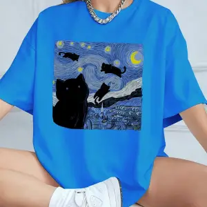 Urban Pop Graphic Kadın Tişört KoleksiyonuKod 5137