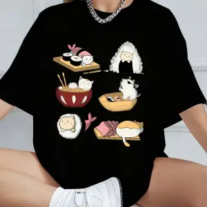 Urban Pop Graphic Kadın Tişört KoleksiyonuKod 5596