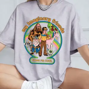 Urban Pop Graphic Kadın Tişört KoleksiyonuKod 5599