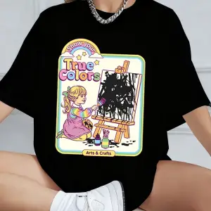 Urban Pop Graphic Kadın Tişört KoleksiyonuKod 5609