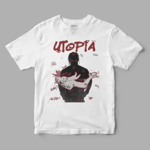 Utopia Travis Scott Baskılı Tişört