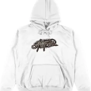 Utopia Travis Scott Oversize Unisex Kapüşonlu Sweatshirt Hoodie Beyaz