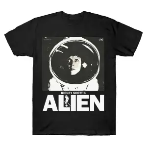 Uzaylı Film 1979 Vintage T-shirt Erkekler Kadınlar Için % 100% Pamuk T Shirt Kısa Kollu Üstle