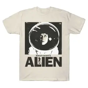 Uzaylı Film 1979 Vintage T-shirt Erkekler Kadınlar Için % 100% Pamuk T Shirt Kısa Kollu Üstle