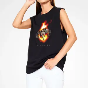 Van Halen Siyah Kolsuz Tişört T-shirt