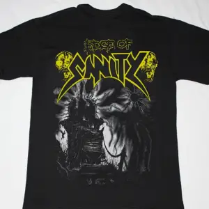 VAN HALEN SQUARE LOGO NEW BLACK T SHIRT ÖN VE ARAKA BASKILI