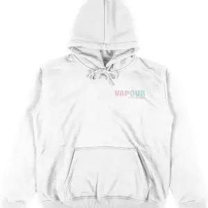 Vapour Oversize Unisex Kapüşonlu Sweatshirt Hoodie Beyaz