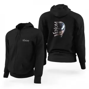Venom Fermuarlı Kaps?onlu Sweatshirt 12930