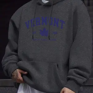 Vermont New England Est 1791 Pattern ManS Tops Autumn Casual Pullovers Street Warm Sweatshir