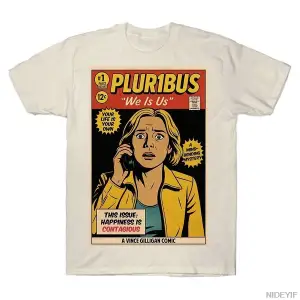Vintage Comic Pluribus We Is Us T-shirt Erkekler Kadınlar Için % 100% Pamuk T Shirt Kısa Koll