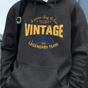 Vintage Legue Efsanevi Takım Baskılar Erkekler Kapüşonlular Sonbahar Polar Sıcak Kazak Rahat