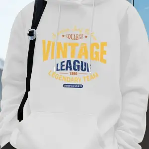 Vintage Legue Efsanevi Takım Baskılar Erkekler Kapüşonlular Sonbahar Polar Sıcak Kazak Rahat