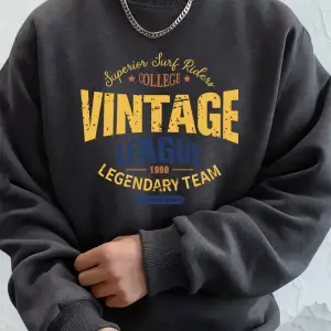 Vintage Legue Efsanevi Takım Baskılar Erkekler Kapüşonlular Sonbahar Polar Sıcak Kazak Rahat