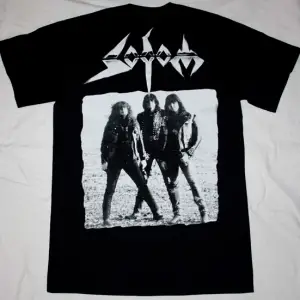 VIO-LENCE ETERNAL NIGHTMARE NEW BLACK T-SHIRT ÖN VE ARAKA BASKILI