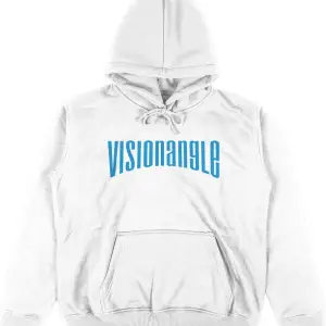 Visionangle Beyaz Oversize Unisex Kapüşonlu Sweatshirt Hoodie
