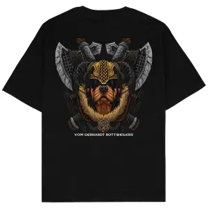 Warrior Siyah Oversize Unisex T-shirt