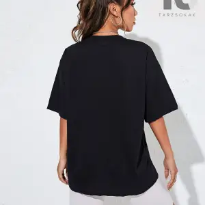 Western Cowgirl Güneş ve Slogan Grafikli Düşük Omuz Tişörtü