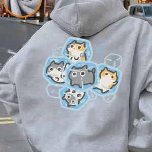 What Cat Ice Is Komik Baskılı Kadınlar İçin Kapüşonlu Sweatshirt Kışlık Polar Sıcak Sweatshir