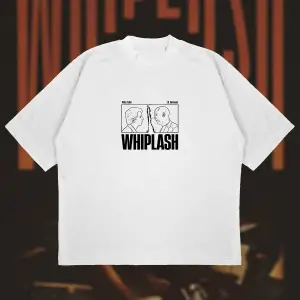 Whiplash Tempo Baskılı Oversize Unisex Pamuklu Nefes Alan Kalın Kumaşlı