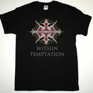 WITHIN TEMPTATION LOGO NEW BLACK T-SHIRT