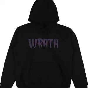 Wrath Siyah Oversize Unisex Kapüşonlu Sweatshirt Hoodie