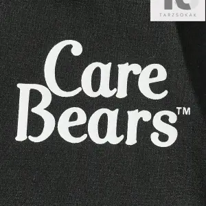 X Sevimli Ayıcıklar Erkek Karikatür ve Mektup Grafikli Tişört