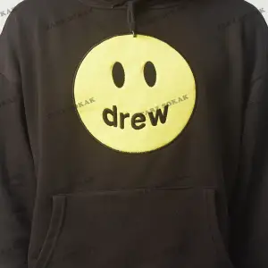 Y2K Drew Oversıze Sweatshirt Hoodie Siyah KOD 2066