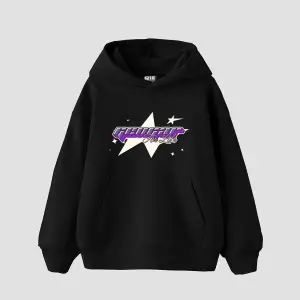 y2K Gengar Sırt Baskılı Oversize Unisex Beyaz