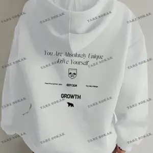 Y2K TREND SEZON BAY UNİSEX RETRO SWEATSHIRT KAPŞONLU KOD 1853 Beyaz