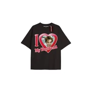 Y2k Twilight Team i love my boyfriend Tshirt KOD-Edward