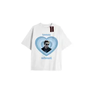 Y2k Twilight Team i love my boyfriend Tshirt KOD-Edward