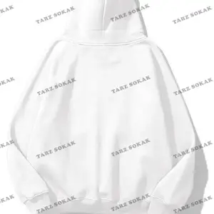 Y2K Unisex Gothic Ruthless Sweatshirt Hoodie KOD 1726 Beyaz