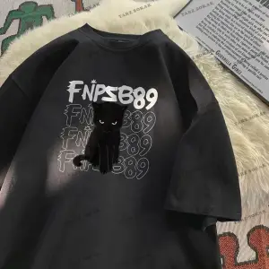 Y2K Unisex Harajuka Anime Retro Kawai Kuromi T-shirt Kod-Mavi-Etiket:  8411