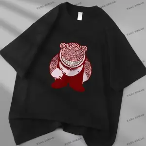 Y2K Unisex Harajuka Anime Retro Kawai Kuromi T-shirt Kod-Mavi-Etiket:  8492