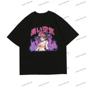 Y2K Unisex Harajuka Anime Retro Kawai Kuromi T-shirt Kod  Rertr Tarzsokak 6627