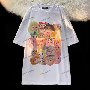 Y2K Unisex Harajuka Anime Retro Kawai Kuromi T-shirt Kod  Rertr Tarzsokak 6630