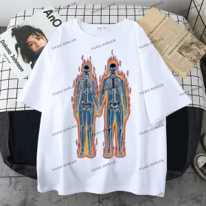 Y2K Unisex Harajuka Anime Retro Kawai Kuromi T-shirt Kod  Rertr Tarzsokak 6644