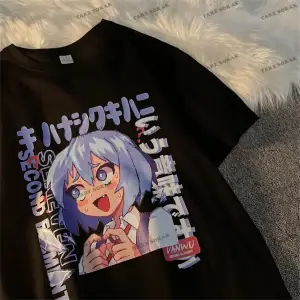 Y2K Unisex Harajuka Anime Retro Kawai Kuromi T-shirt Kod  Rertr Tarzsokak 6654