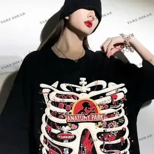 Y2K Unisex Harajuka Anime Retro Kawai Kuromi T-shirt Kod  Rertr Tarzsokak 6682