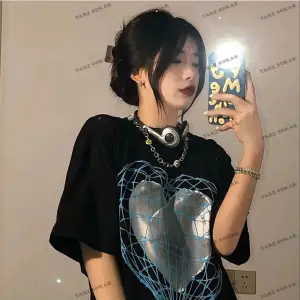 Y2K Unisex Harajuka Anime Retro Kawai Kuromi T-shirt Kod  Rertr Tarzsokak 6689