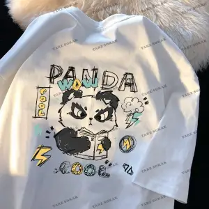 Y2K Unisex Harajuka Anime Retro Kawai Kuromi T-shirt Kod  Rertr Tarzsokak 6697