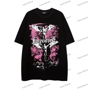 Y2K Unisex Harajuka Anime Retro Kawai Kuromi T-shirt Kod  Rertr Tarzsokak 6702