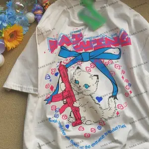 Y2K Unisex Harajuka Anime Retro Kawai Kuromi T-shirt Kod  Rertr Tarzsokak 6724