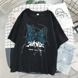 Y2K Unisex Harajuka Anime Retro Kawai Kuromi T-shirt Kod  Rertr Tarzsokak 6744